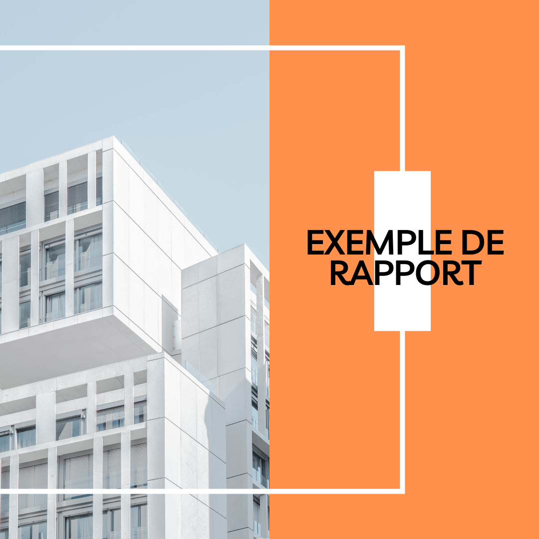 Votre exemple de rapport détaillé garantie en 48h